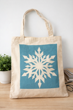 Picture of The Snowflake Printed Totebag