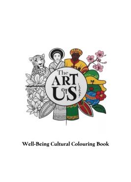 Front cover of the colouring book