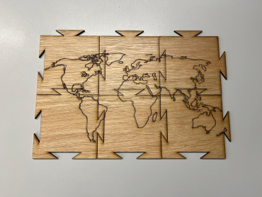 top view image of interlocking coasters