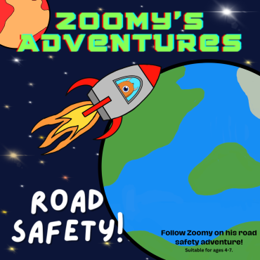 Zoomy's Adventure: Road Safety Front Cover