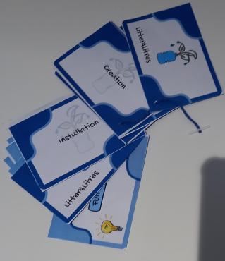 An array of the cards sold in the product