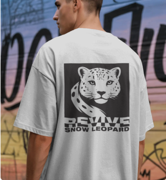 Snow Leopard T-Shirt back