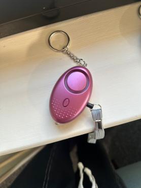 Purple safety alarm