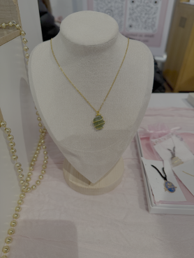 Gold Sea Glass Necklace