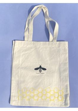 The front of the tote bag