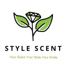 StyleScent leaf and diamond logo