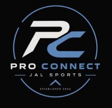 ProCoonect logo, the colours used are white, black abd blue. It has PC in the middle in white and blue, and ProCoonect JAL in smaller letters underneath. The background is black