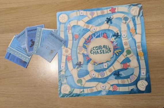 Boardgame mat and sample cards