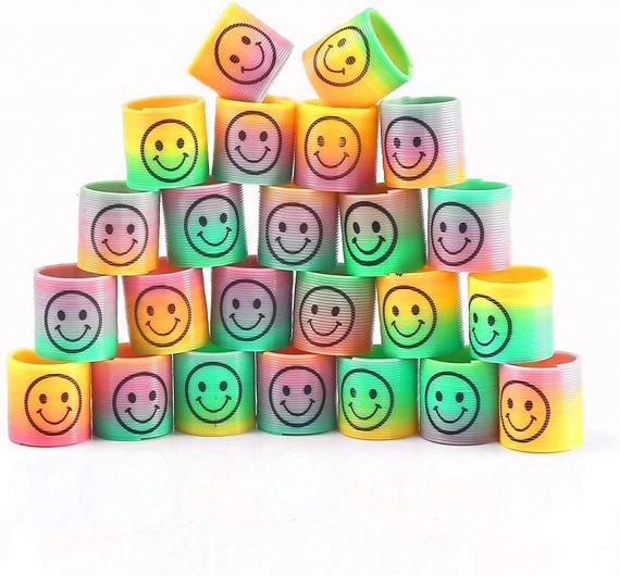 Happy Smiley Face Mini Slinky