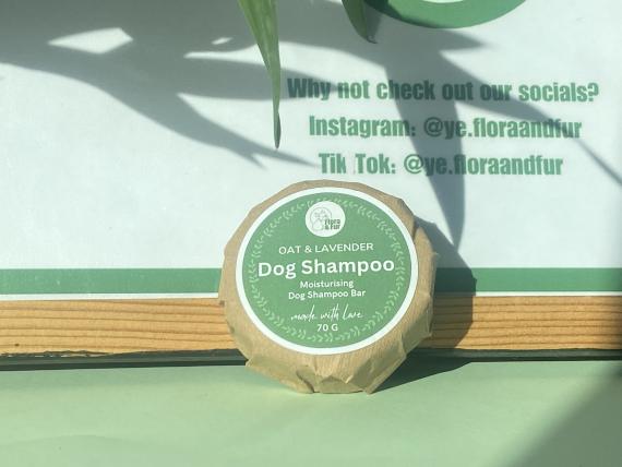 Dog shampoo bar