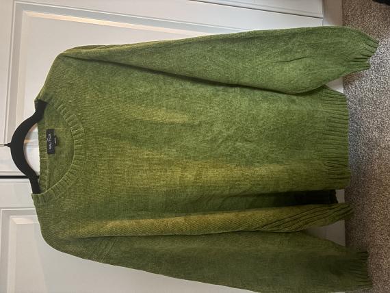 Nautical green jumper size XL