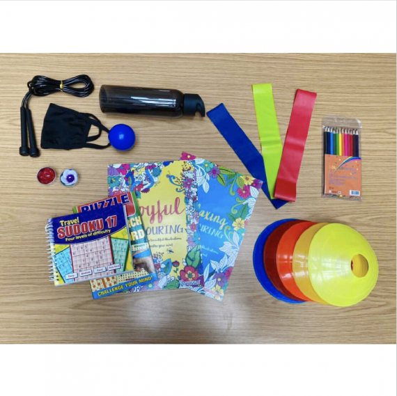 A full overview of the 19 products included in our Wellness Kit