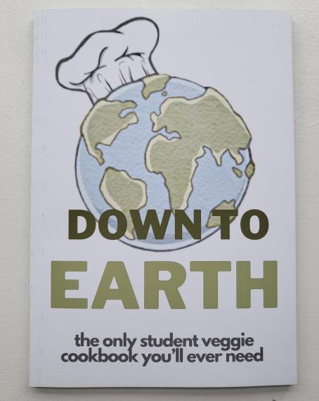 The front of our wonderful cookbook.