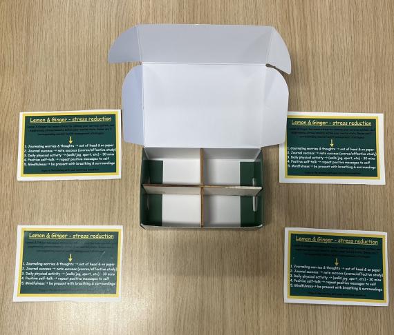 The flavour cards 