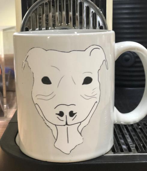 Staffy mug