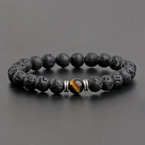 A image of our bracelet over a black background