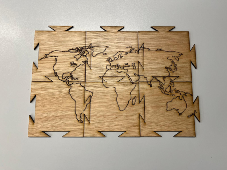top view image of interlocking coasters