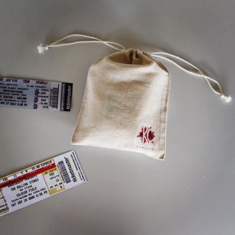 All products fit in this sustainable, branded bag