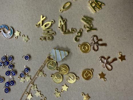 Gold Sea Glass Necklace