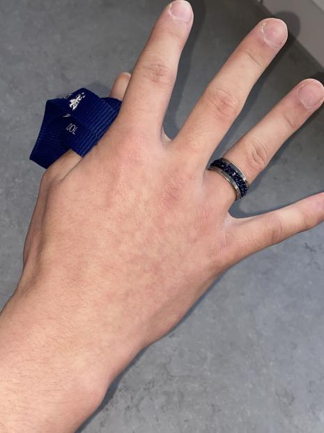 image of blue spinner ring