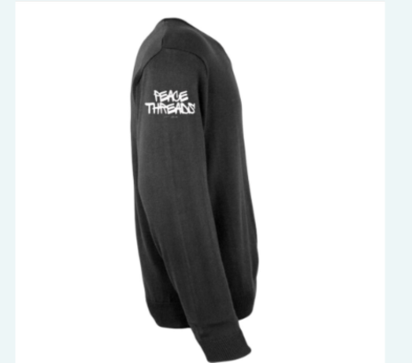 Here shows the logo on the right sleeve