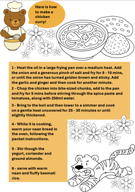 This is an example of one of our recipe pages