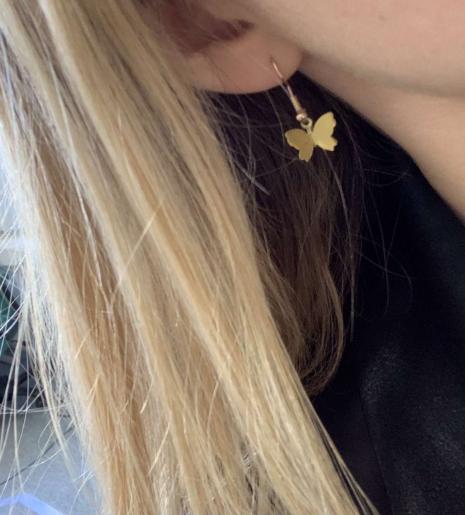 Here are our exclusive Gold Butterfly Earrings