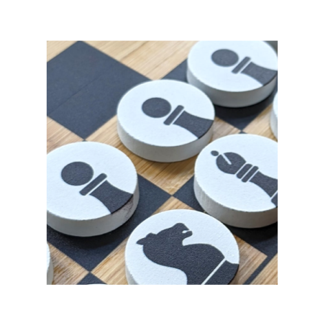 An alternative is to order the original oak board with Laser cut acrylic pieces.