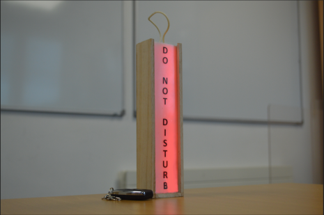 The Do Not Deskturb Mk.1 design, with Original remote control optional