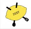 Our logo, it is a lemon with culinary equipment, linking our name, zest, to the culinary aspect of our product. 